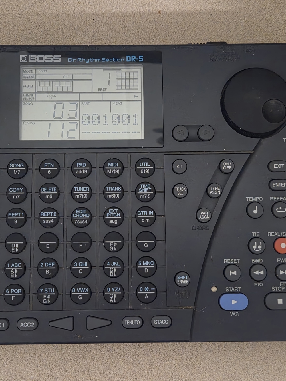 Boss DR-5 Dr. Rhythm Section Sequencer & Drum Machine with Power Supply